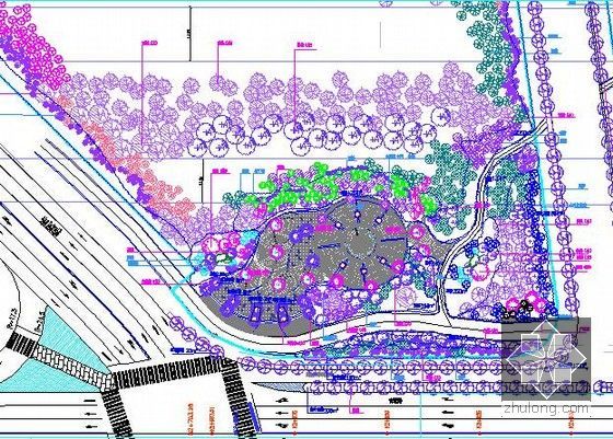 [山东]道路景观绿化工程预算书(附全套图纸 2个标段)-总图