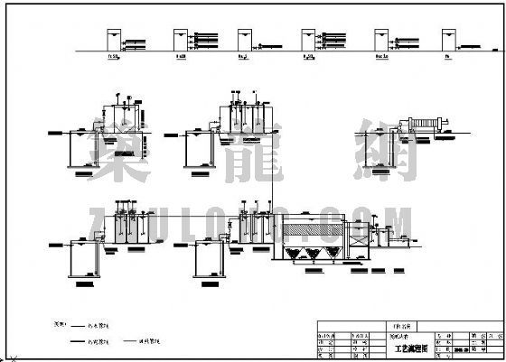 废水处理工艺施工图资料下载-某线路板废水处理工艺图