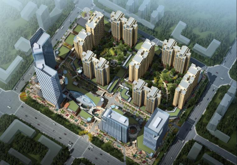 loft公寓综合体资料下载-[四川]超高层多样化立面风格城市综合体建筑设计方案文本