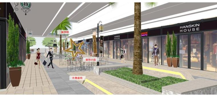 [江苏]异域风情购物商业社区中心景观深化设计（独家）-效果图