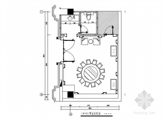 婚宴建筑施工图设计资料下载-[天津]五星级婚宴酒店大宴会厅包间施工图（含效果）