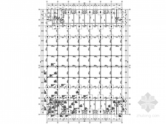 高层宿舍楼建筑结构施工图资料下载-13层框架剪力墙宿舍楼结构施工图