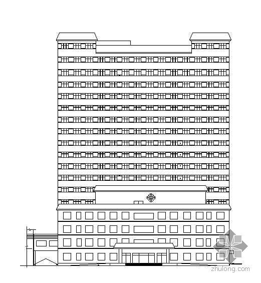 中医院规划建筑设计方案资料下载-某十八层中医院建筑设计方案