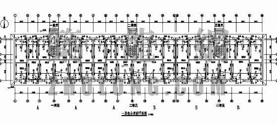 一幢北方住宅楼电气施工图