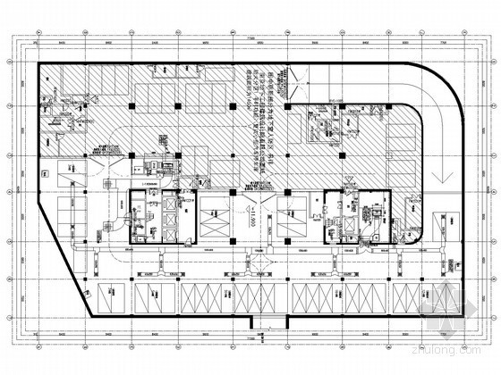 建筑房间设计资料下载-[江苏]高层办公建筑空调通风及防排烟系统设计施工图