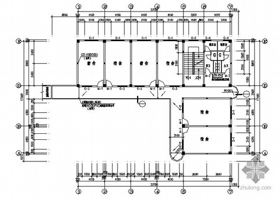 某三层学校教学楼建筑施工图-3