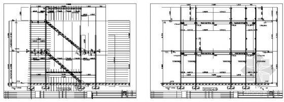 钢结构楼梯平台图纸资料下载-某钢结构楼梯