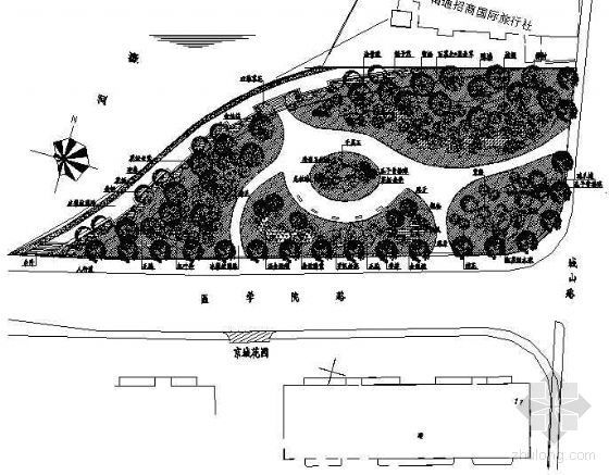 街区绿地绿化设计资料下载-某市绿地绿化景观设计施工图