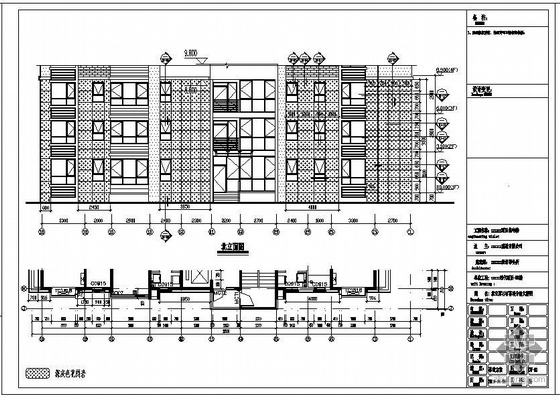 空调板设计图资料下载-淄博某住宅裙楼石材幕墙工程设计图