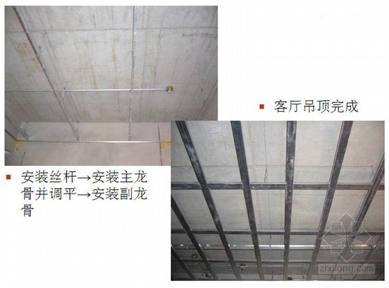 四星级酒店工程样板房装修施工汇报(155页)-吊顶做法 