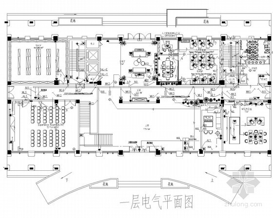 3层办公楼水电施工图资料下载-[广西]八层办公楼水电深化设计电施图44张（2014年5月设计）