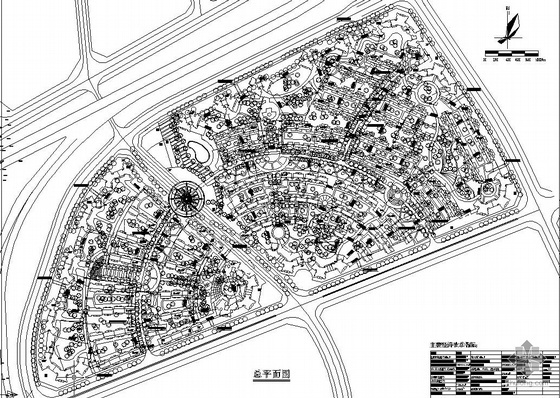 居住区设计CAD方案资料下载-某居住区景观方案设计