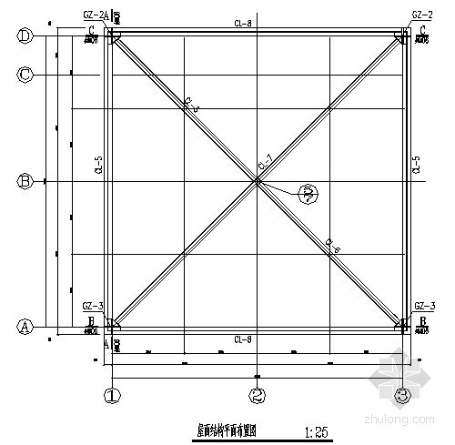 单榀框架结构加固资料下载-单坡钢框架结构施工图