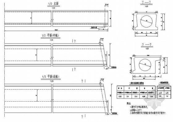 1x20m空心板桥资料下载-7x20m预应力混凝土空心板桥一般构造节点详图设计