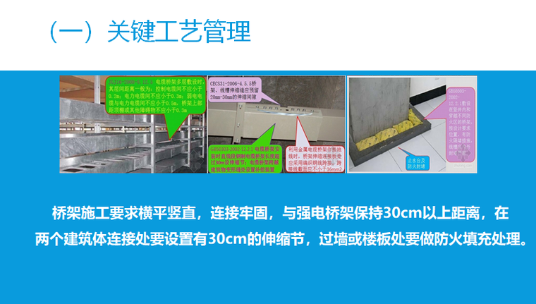 智能化建设项目管理讲义（PPT）-关键工艺管理