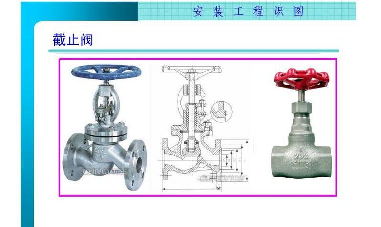 安装工程造价预算知识基础知识133页（管道、给排水、消防）-截止阀