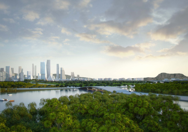 [浙江]灵活性滨水城市景观规划设计方案-景观设计效果图