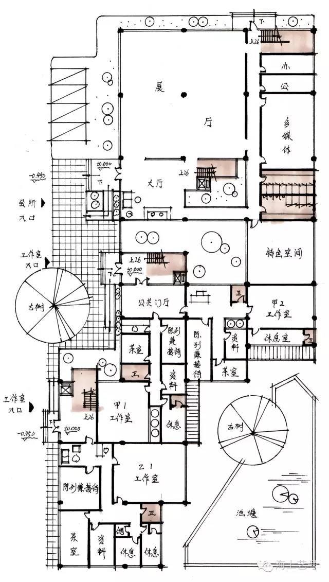 建筑考研快题临考技巧之[平面强心剂]_10