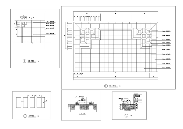 重檐亭阁设计CAD资料下载-[北京]中式临水大院别墅示范区景观施工图（2016最新独家）