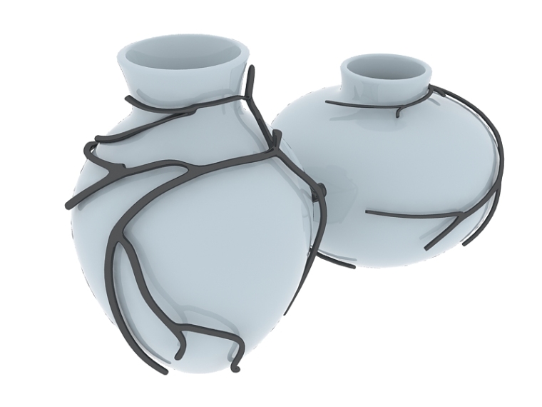 厂房3d模型免费下载资料下载-陶罐模型3D模型下载