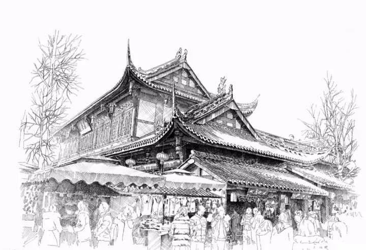 建筑手绘透视资料下载-如何画好建筑手绘草图？