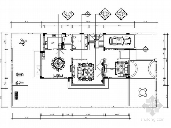 4层建别墅设计图资料下载-[东莞]健康主题独栋豪华欧式四层别墅装修施工图