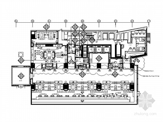 酒店按摩池施工图资料下载-[上海]国际范豪华连锁大酒店室内设计CAD施工图（高清实景照）