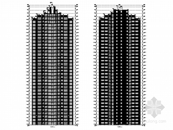 高层住宅含节能资料下载-32层剪力墙结构安置小区高层住宅结构施工图（含建筑施工图）