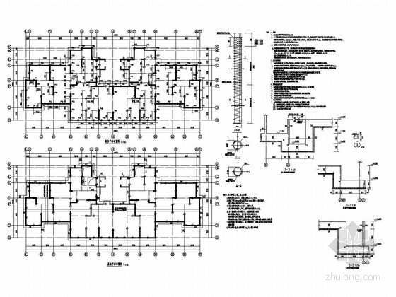 高层墙身大样构造图资料下载-[江苏]地上34层剪力墙结构住宅楼结构施工图