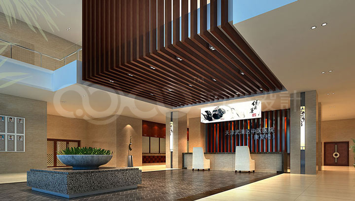 中医院室内设计文本资料下载-天津武清中医院设计：绿色环保可持续发展