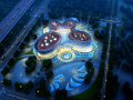 [北京]现代曲线造型文化中心及幼儿园建筑设计方案文本(含CAD)