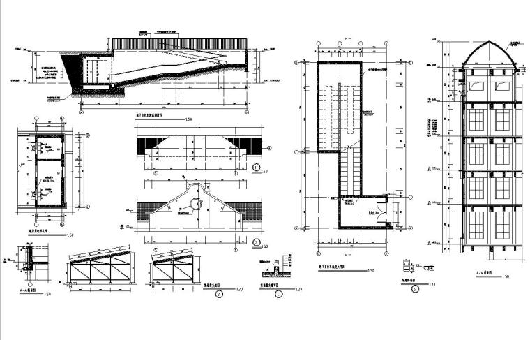 [宁夏]高层坡屋顶剪力墙结构老年公寓建筑施工图（含效果图）-高层坡屋顶剪力墙结构老年公寓建筑详图