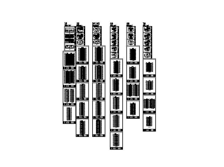 [深圳]高层塔式住宅建筑方案图（含6套方案）-高层塔式住宅建筑缩略图