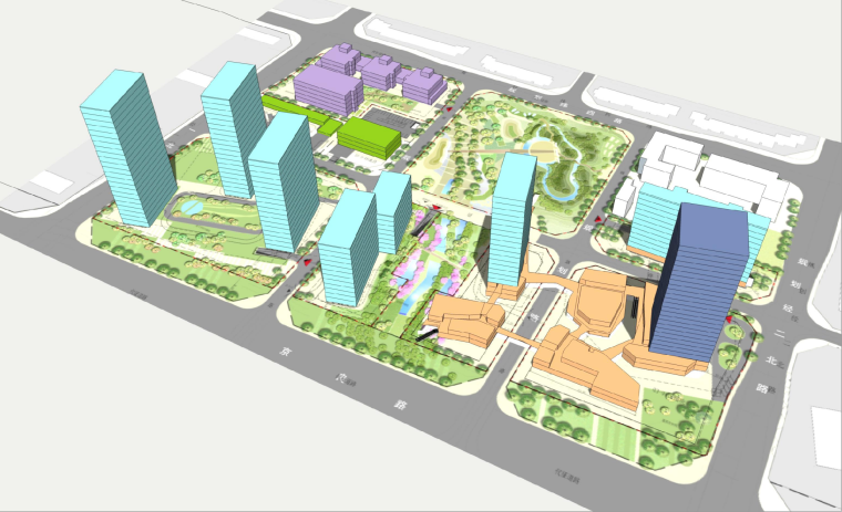 [北京]知名地产大型生活区城市综合体项目设计方案文本（PDF+PPT）-5