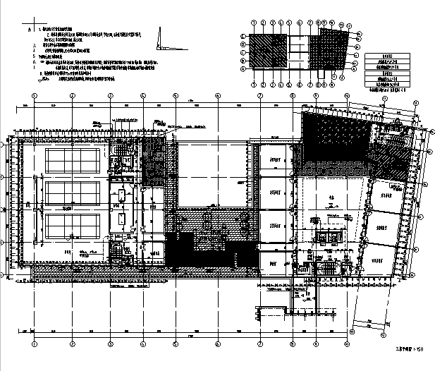 [安徽]国内知名设计院设计某公司科技服务楼建筑施工图-国内知名设计院设计某公司科技服务楼建筑