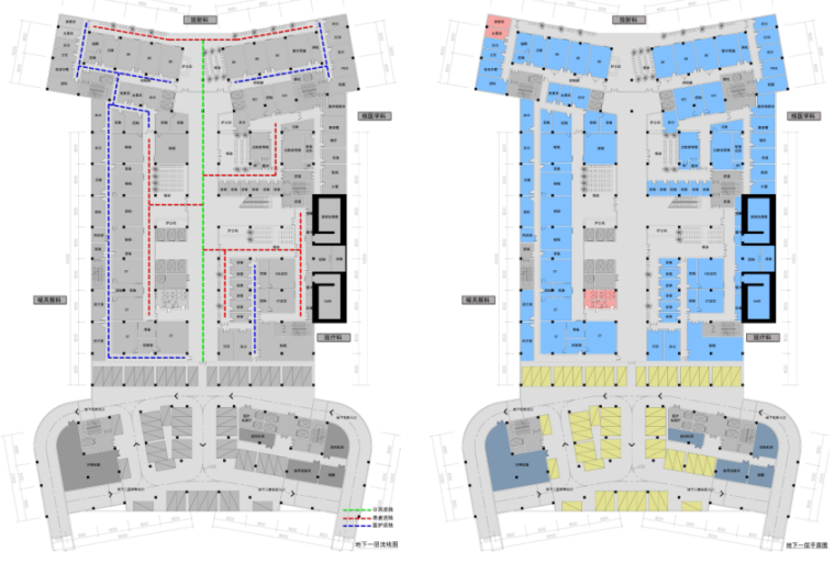 [北京]某知名三甲医院改扩建项目投标文本（含CAD，视频）-地下一层平面图