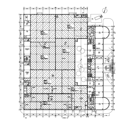 高速公路服务区建筑设计图资料下载-上海大型工业区全套暖通施工图