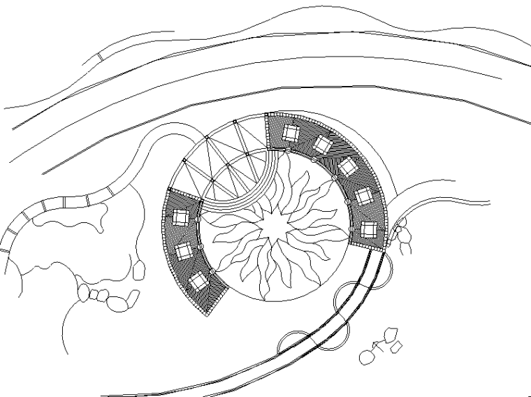 景观施工图台阶资料下载-[广东]某海景花园景观施工图设计（包含CAD+29个）