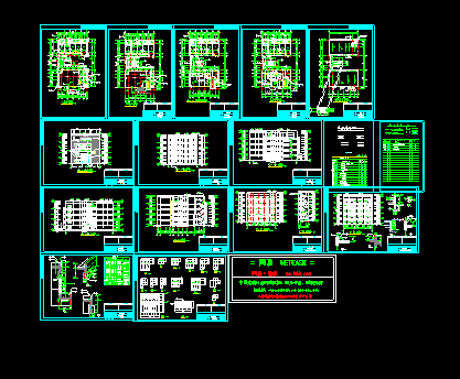 五层综合楼建筑施工图全套