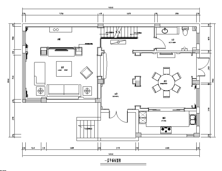三层别墅平面图效果图资料下载-[江苏]简欧联排三层别墅设计施工图（附效果图）