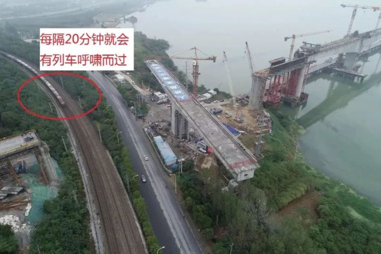 汉十高铁全线最重转体桥“花式飞越”焦柳铁路_5
