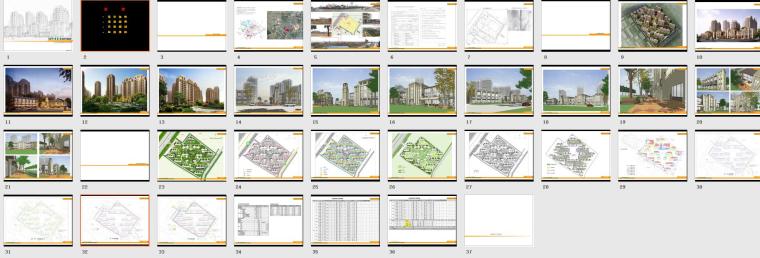 [安徽]和安家园居住区建筑方案文本（欧陆风格）-总缩览图