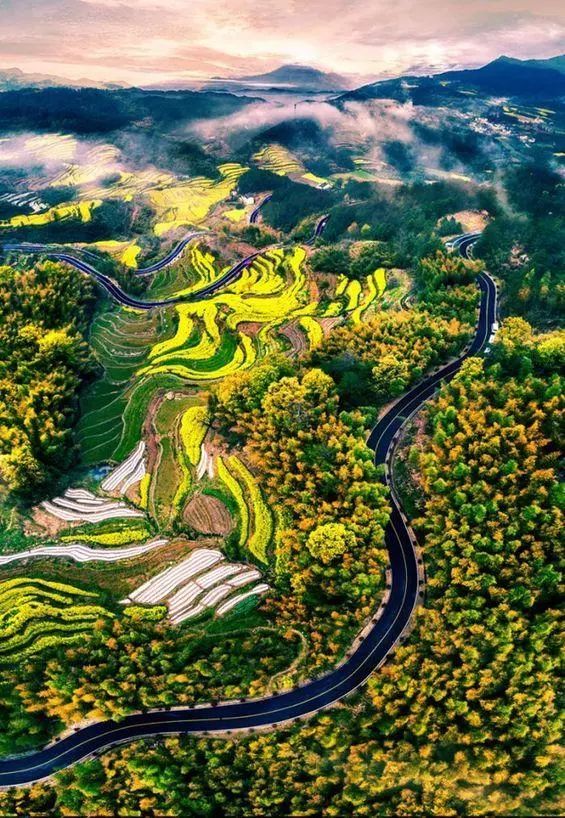农村旅游公路资料下载-不是仙境，胜似仙境！安徽公路有多美？来看看吧！