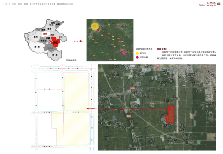 [河南]周口知名地产项城城南综合生态城概念规划设计方案-区位分析