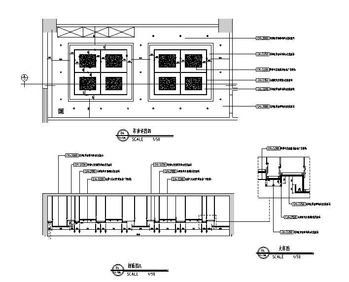 科技展厅装饰施工图资料下载-科技园厂房办公空间设计施工图（附效果图）