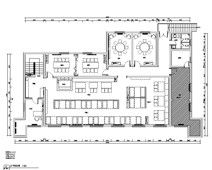 泰式建筑su资料下载-[新疆]430平米泰式海鲜火锅设计施工图（附效果图）