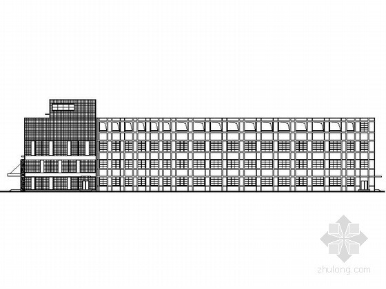 12层厂房施工图图纸资料下载-[惠州]某二层厂房建筑施工图