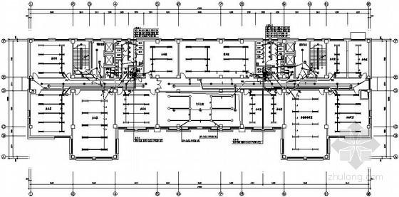 大厦电气施工图纸资料下载-某八层商务大厦电气施工图纸