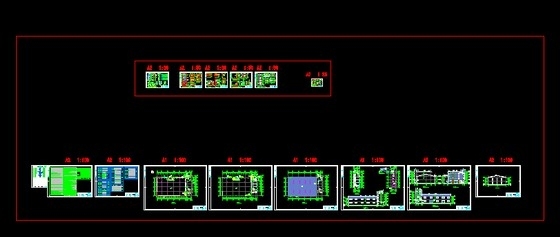 [湖南]现代风格包装装潢印刷厂建筑施工图-缩略图 