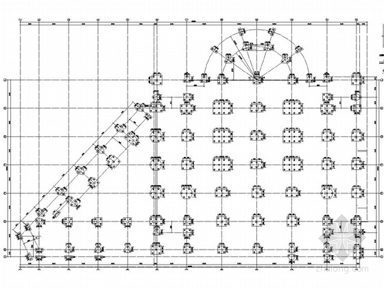 静压桩图资料下载-[吉林]重点大学科技创意文体馆结构施工图（静压预应力桩）